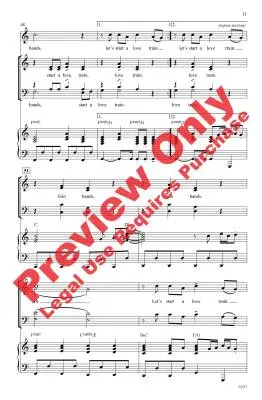 Love Train - Gamble/Huff/Beck - Choral Octavo - SATB Accompanied
