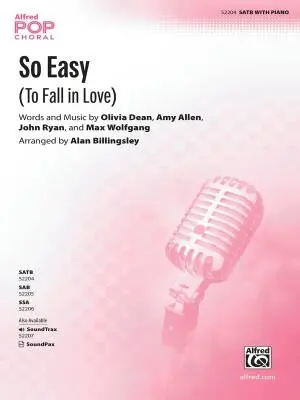 Alfred Publishing - So Easy (to Fall in Love) - Billingsley - Choral Octavo - SATB Accompanied