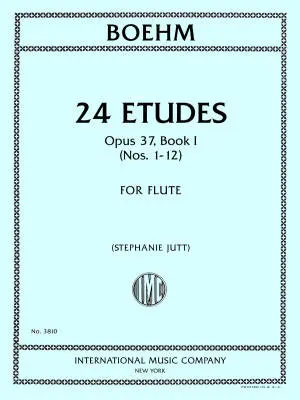 International Music Company - 24 Etudes, Op. 37, Book 1 (Etudes 1-12) - Bohm - Flute - Book