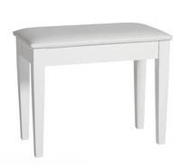 White Piano Bench