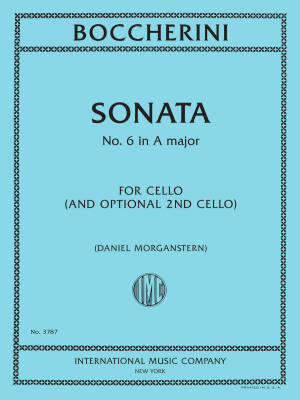 International Music Company - Sonata No. 6 in A Major - Boccherini - Cello Duet - Book