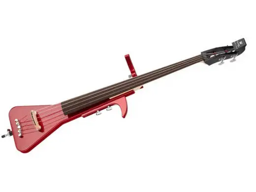 Warwick - RockBass Triumph Lite 4-String Electric Upright Bass with Gig Bag - Metallic Red High Polish