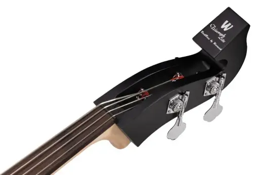RockBass Triumph Lite 4-String Electric Upright Bass with Gig Bag - Metallic Red High Polish