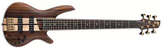 SR 6 String Electric Bass Guitar - Natural Flat