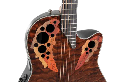Celebrity Elite Plus CE44P Mid Cutaway Acoustic/Electric Guitar - Dark Tiger Eye