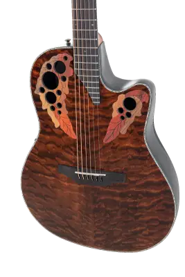 Celebrity Elite Plus CE44P Mid Cutaway Acoustic/Electric Guitar - Dark Tiger Eye