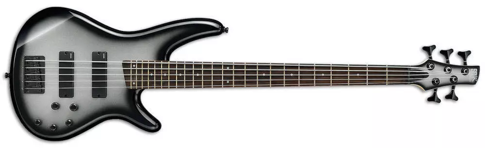 SR 5 String Electric Bass Guitar - Metallic Silver Sunburst