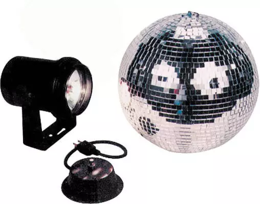 Kit Boule Miroir avec Pinspot