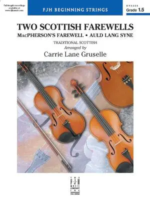 FJH Music Company - Two Scottish Farewells - Gruselle - String Orchestra - Gr. 1.5