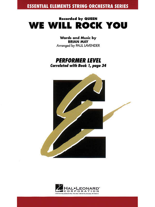 We Will Rock You - Queen/Lavender - String Orchestra - Gr. 1