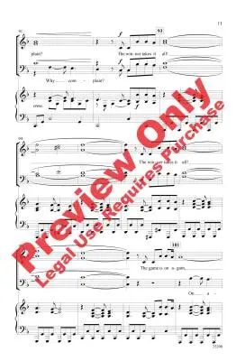The Winner Takes It All - Gilpin - Choral Octavo - SATB Accompanied