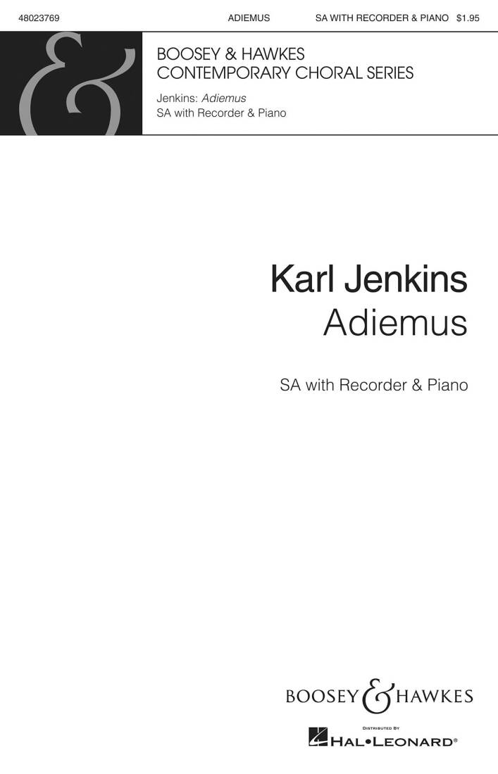 Adiemus - Jenkins - Choral Octavo - 2-Pt Accompanied