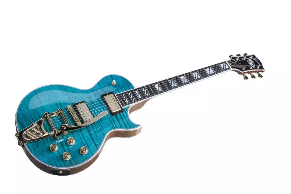 Les Paul Supreme Florentine w/Bigsby - Caribbean Blue