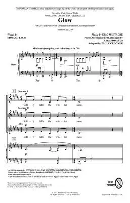 Glow - Whitacre/Crocker - Choral Octavo - SSA Accompanied