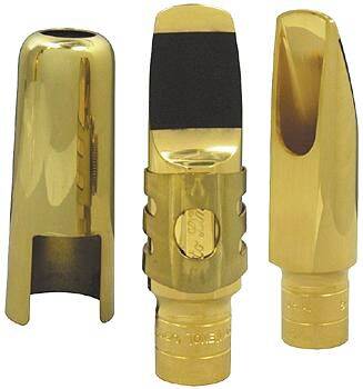 Gold-Plated Jazz Alto Sax Mouthpiece - 6M