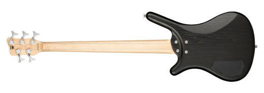 RockBass Corvette $$ 5-String Fretless Bass Guitar with Gig Bag - Nirvana Black Transparent Satin