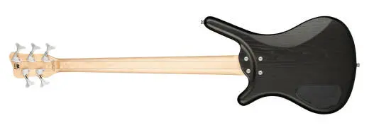 RockBass Corvette $$ 5-String Fretless Bass Guitar with Gig Bag - Nirvana Black Transparent Satin