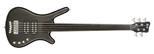 Warwick - RockBass Corvette $$ 5-String Fretless Bass Guitar with Gig Bag - Nirvana Black Transparent Satin