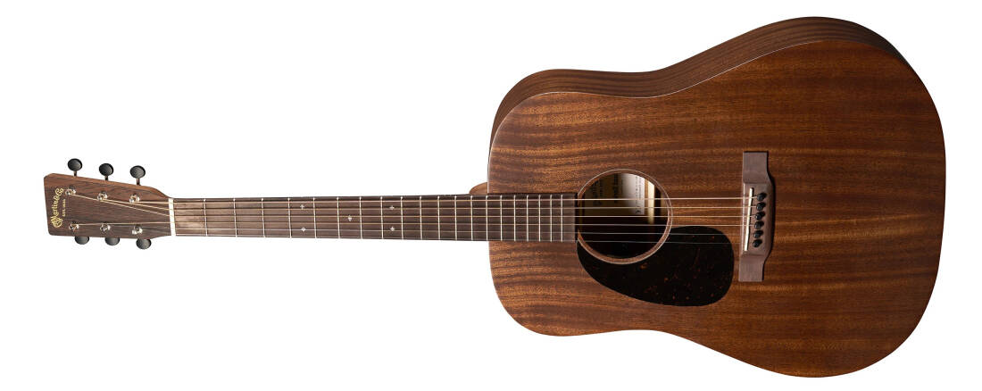 D-10E Retro Sapele Acoustic/Electric Guitar with Softshell Case (Left Handed)