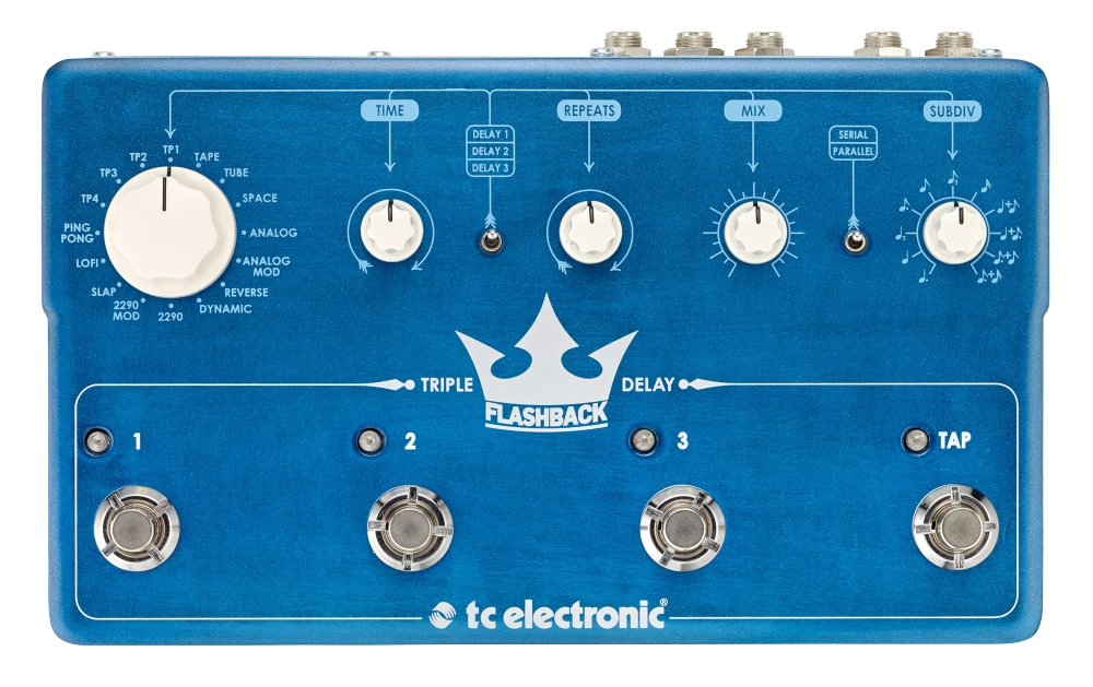 Flashback Triple Delay Pedal