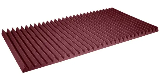 Auralex - Studiofoam Wedge Panels (6) 2 x 24 x 48 - Burgundy