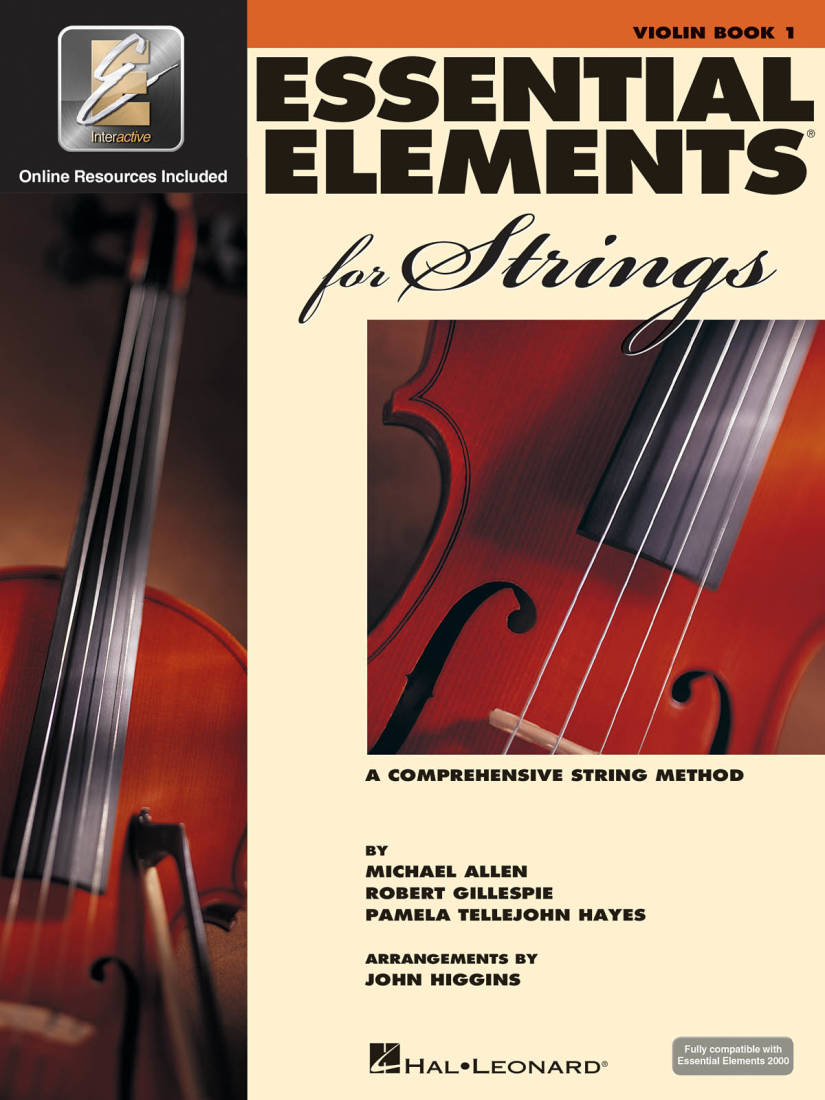 Essential Elements for Strings Book 1 - Violin - Book/Media Online (EEi)