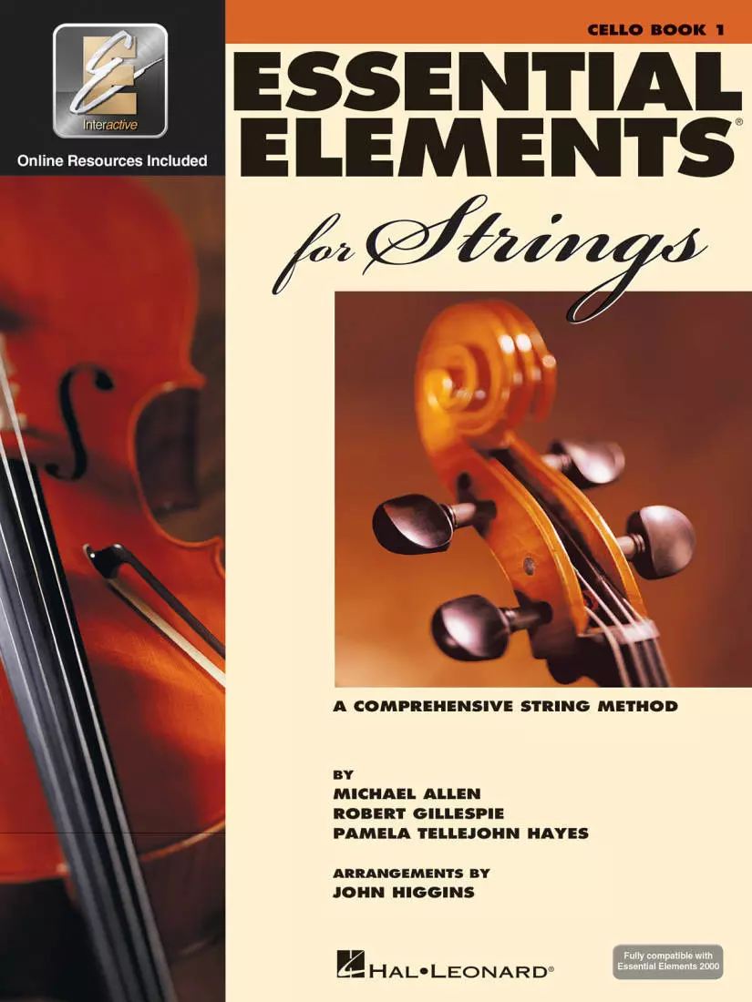 Essential Elements for Strings Book 1 - Cello - Book/Media Online (EEi)
