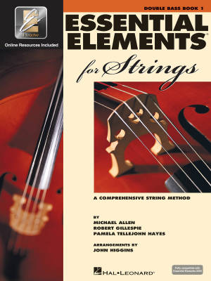 Essential Elements for Strings Book 1 - Double Bass - Book/Media Online (EEi)
