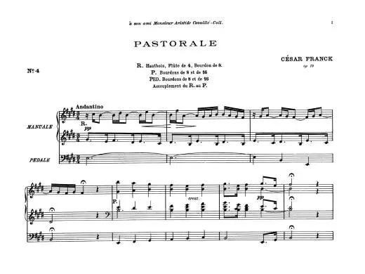 Organ Works, Volume II - Franck - Book