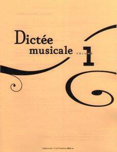 Dictee Musicale, Volume 1 - Lussier - Book