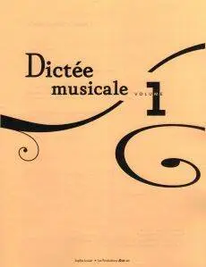 Dictee Musicale, Volume 1 - Lussier - Book