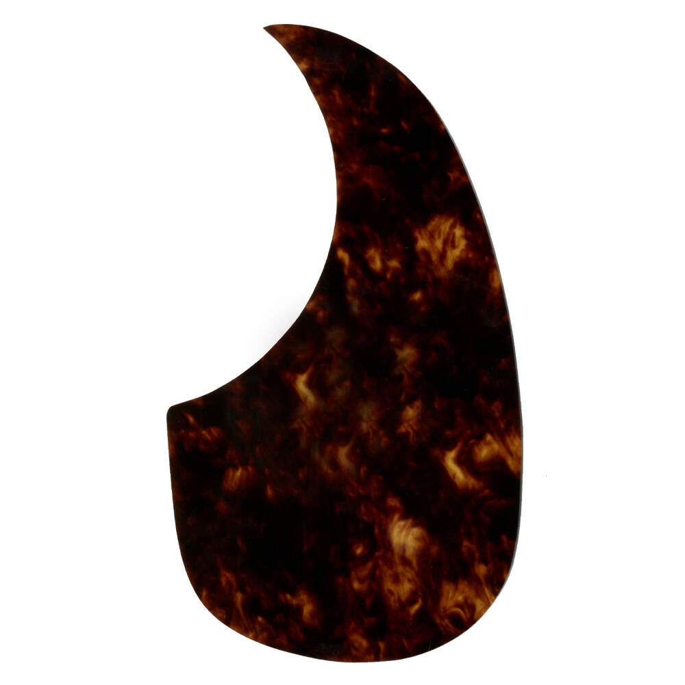 Custom Pickguard for Acoustic Guitars with Martin Style Tear-Drop Pickguard - Dark Marble