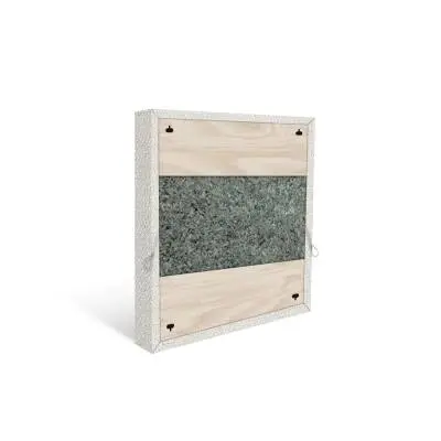 AuraPanel 3.7\'\' x 24\'\' x 24\'\' Absorption Panel (1), Fabric Wrapped - Burch Stucco