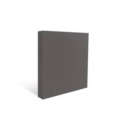 Auralex - AuraPanel 3.7 x 24 x 24 Absorption Panel (1), Fabric Wrapped - Liba Steel Grey