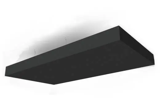 Auralex - AuraPanel 3.7 x 24 x 48 Ceiling or Corner Panel (1), Fabric Wrapped - Burch Black