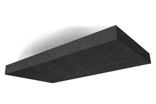 Auralex - AuraPanel 3.7 x 24 x 48 Ceiling or Corner Panel (1), Fabric Wrapped - Black SonoSuede