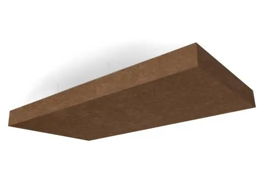 Auralex - AuraPanel 3.7 x 24 x 48 Ceiling or Corner Panel (1), Fabric Wrapped - Brown SonoSuede