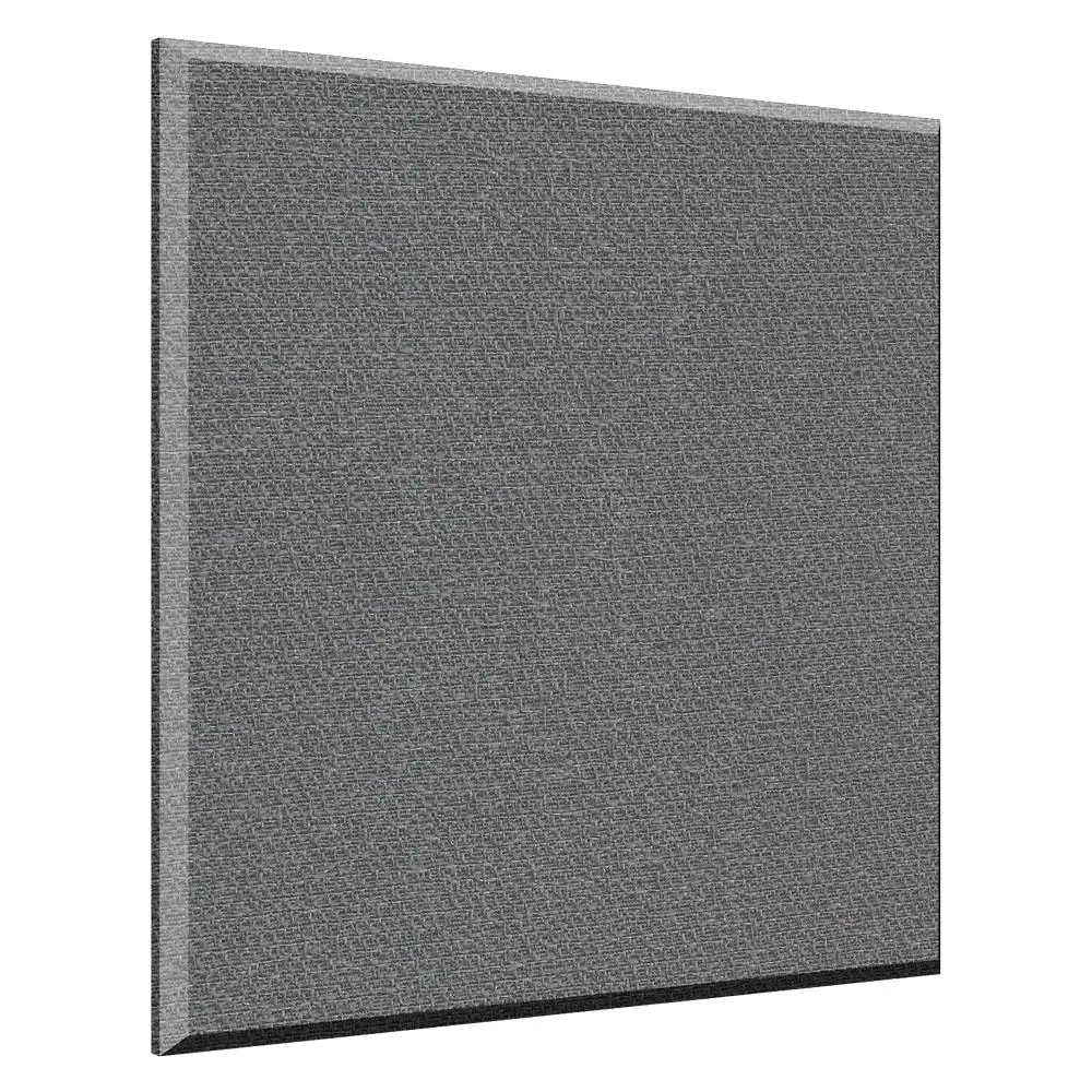 B122 ProPanel Acoustic Wall Panel (1), Beveled Edge 1\'\'x24\'\'x24\'\' - Slate Fabric