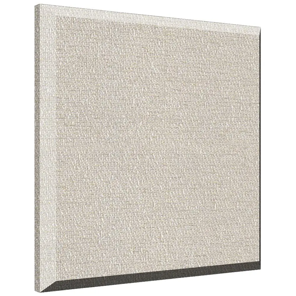 B222 ProPanel Acoustic Wall Panel (1), Beveled Edge 2\'\'x 24\'\'x24\'\' - Sandstone Fabric