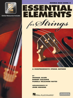 Essential Elements for Strings Book 2 - Bass - Book/Media Online (EEi)