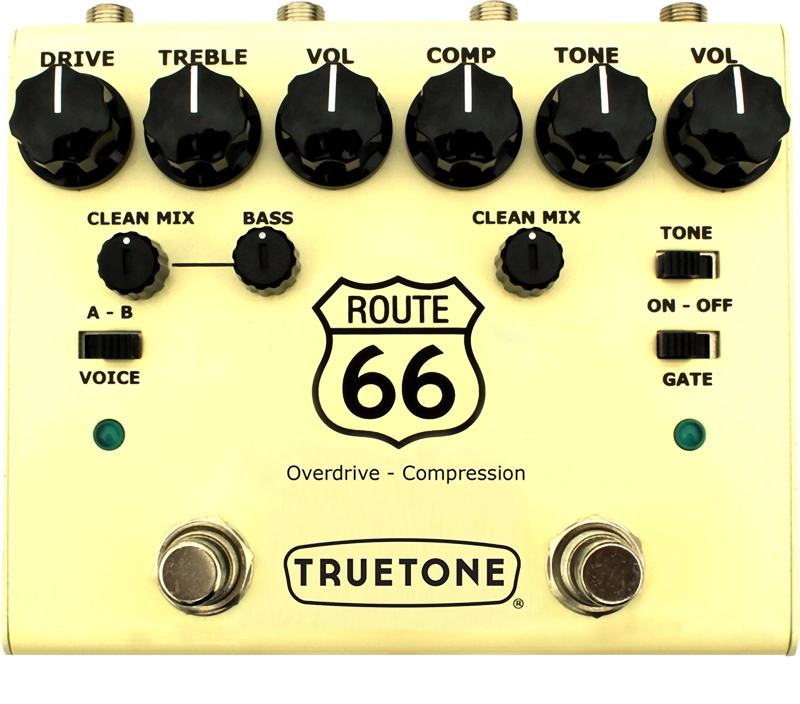 Route 66 Compression/Overdrive Pedal (Version 3)