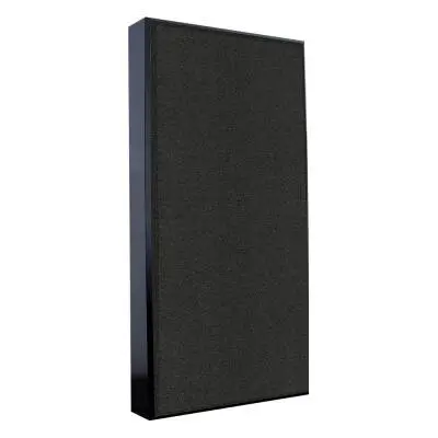 Auralex - Deep6 6 x 24 x 48 Bass Trap (1), Beveled Edge - Obsidian Fabric