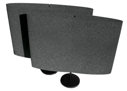 Auralex - DeskMAX HO Panels (2) 3 x 24 x 24 with (2) Desk Stands - Charcoal