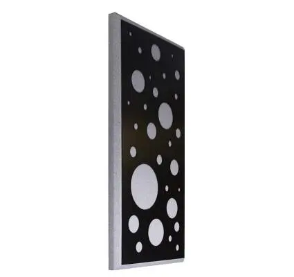 Auralex - Fusion24 Cosmos Faceplate 0.25 x 21.75 x 45.75 - Black