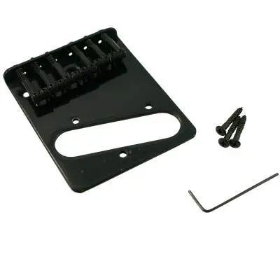 WD Music - Replacement Top Mount Bridge for Fender Telecaster - Black