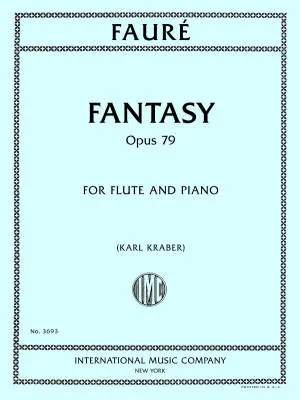 International Music Company - Fantasy, Op. 79 - Faure - Flute/Piano - Sheet