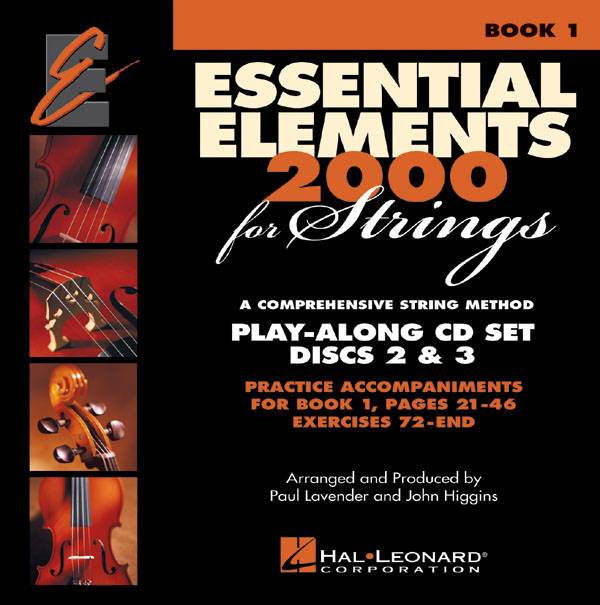 Hal Leonard Essential Elements 2000 For Strings Book 1 CD Set Long