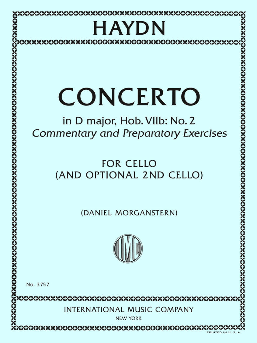 Concerto in D Major, Hob. VIIb: No. 2 - Haydn - Cello Duet - Book