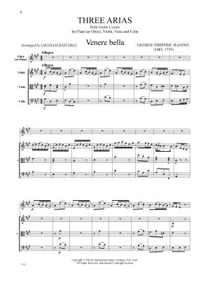 Three Arias from Giulio Cesare - Handel - Chamber Quartet