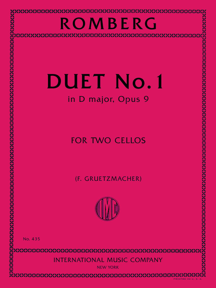 Duet No. 1 - Romberg - Cello Duet - Sheet
